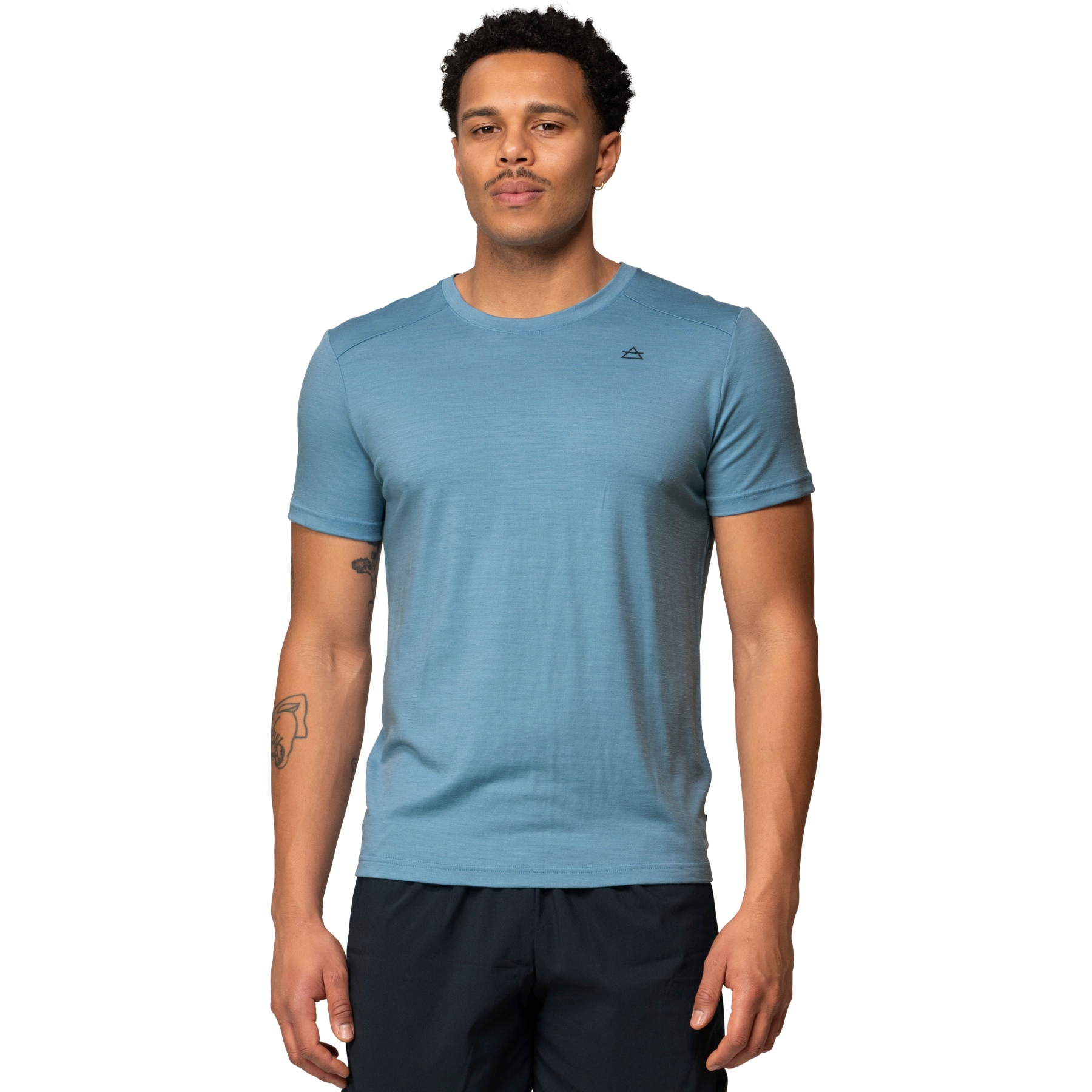 Produktbild von Devold Premium T-Shirt Herren - 247A Skyblue