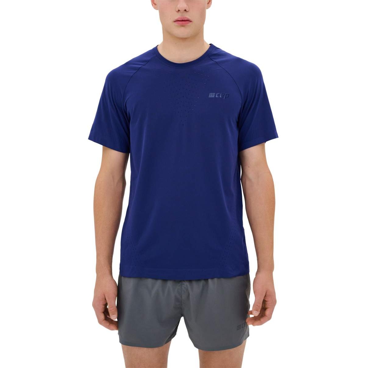 Productfoto van CEP Ultralight Seamless T-Shirt V2 Heren - dark blue