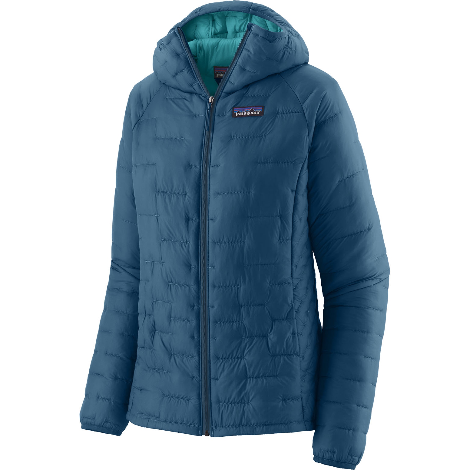 Photo produit de Patagonia Veste à Capuche Femme - Micro Puff - Lagom Blue