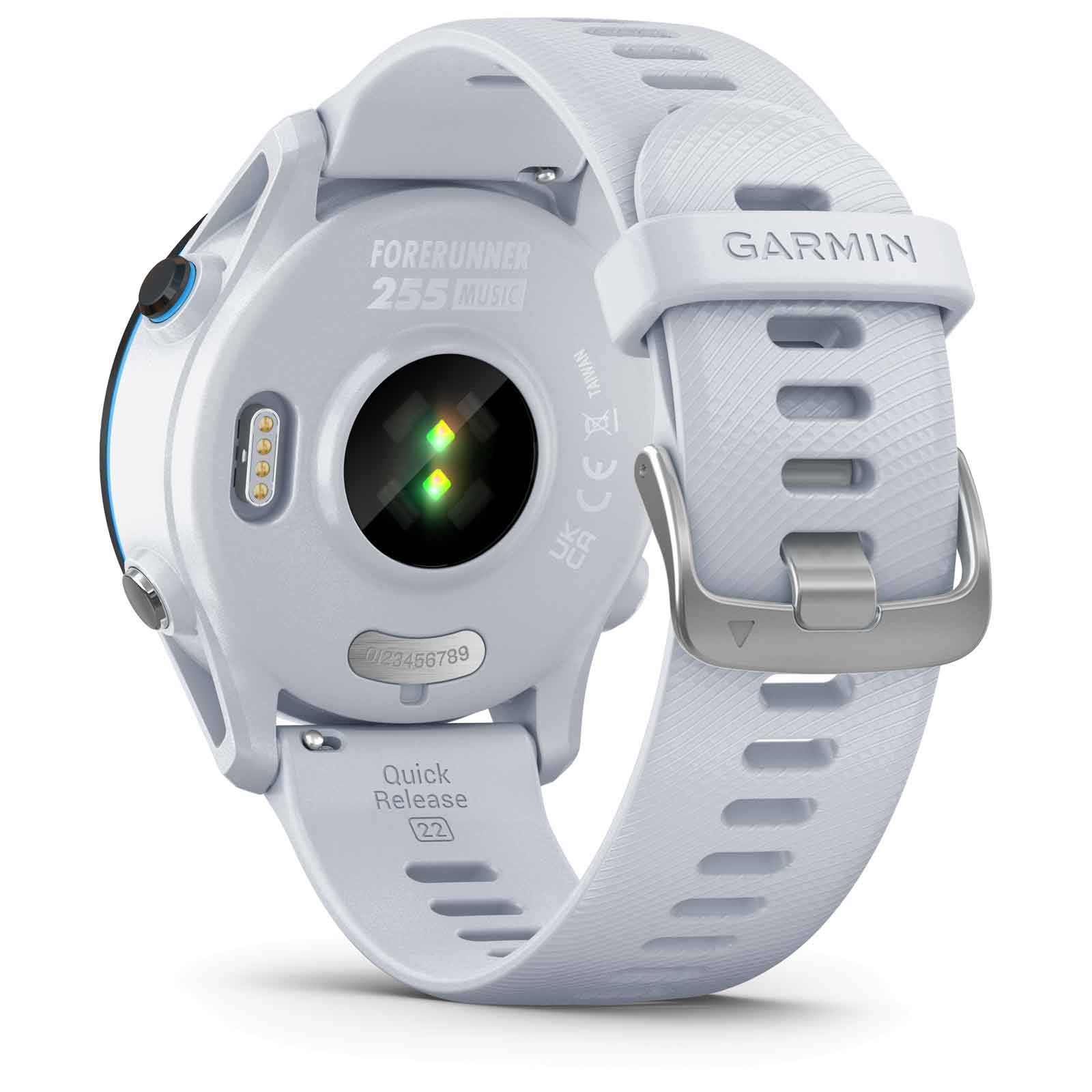 Garmin Forerunner 255 Music GPS Running Watch - whitestone