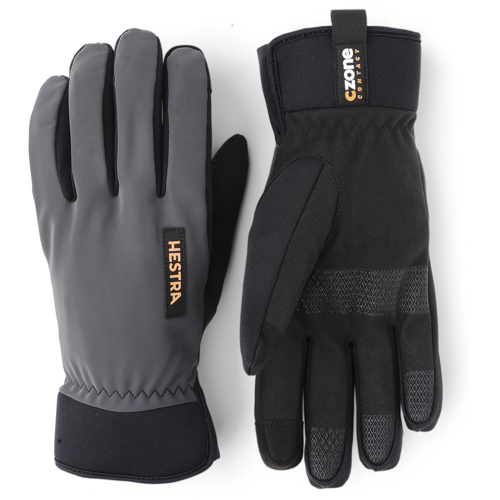 Picture of Hestra CZone Contact - 5 Finger Outdoor Gloves - dark grey