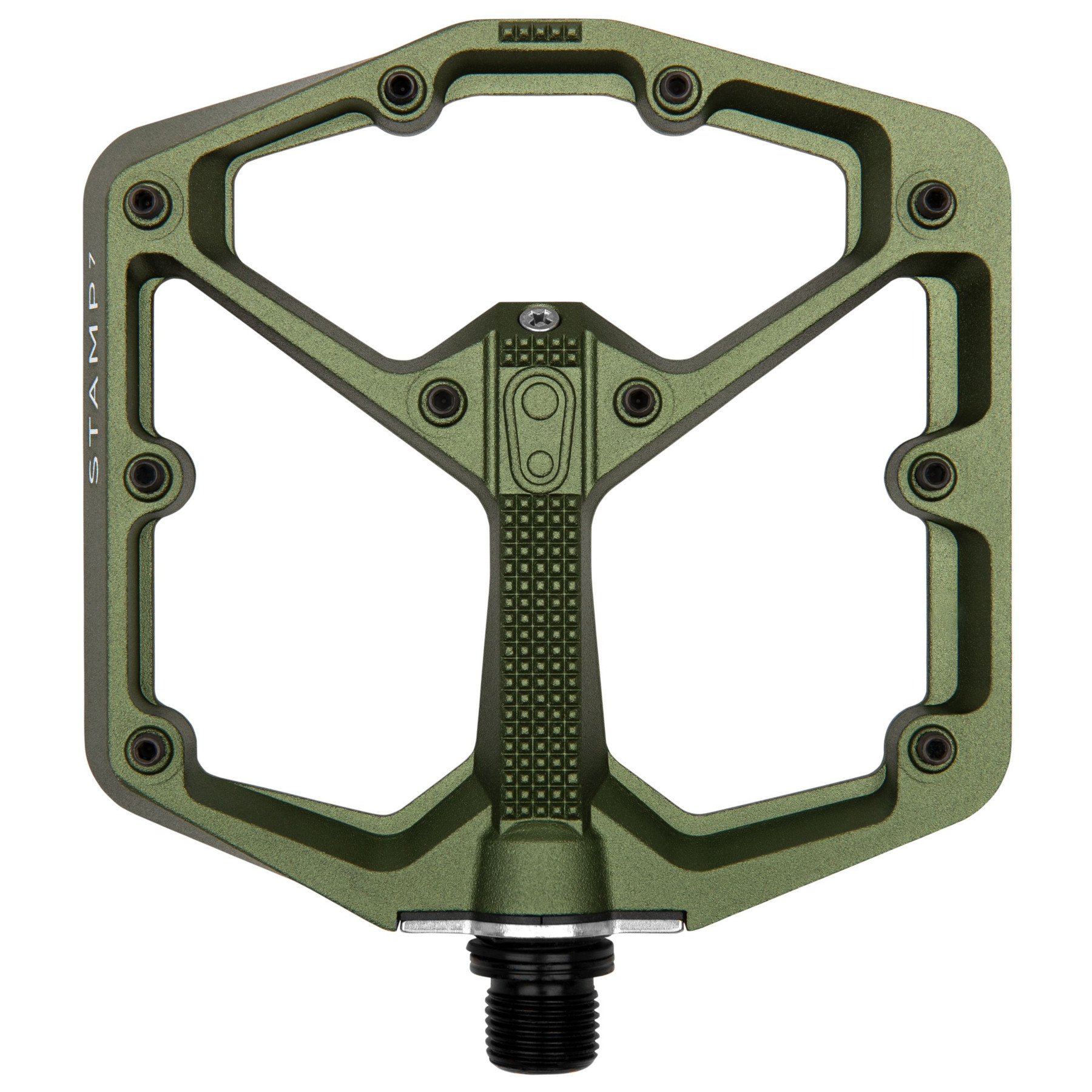 Productfoto van Crankbrothers Stamp 7 Large Platformpedalen - Camo Limited Collection - camo green