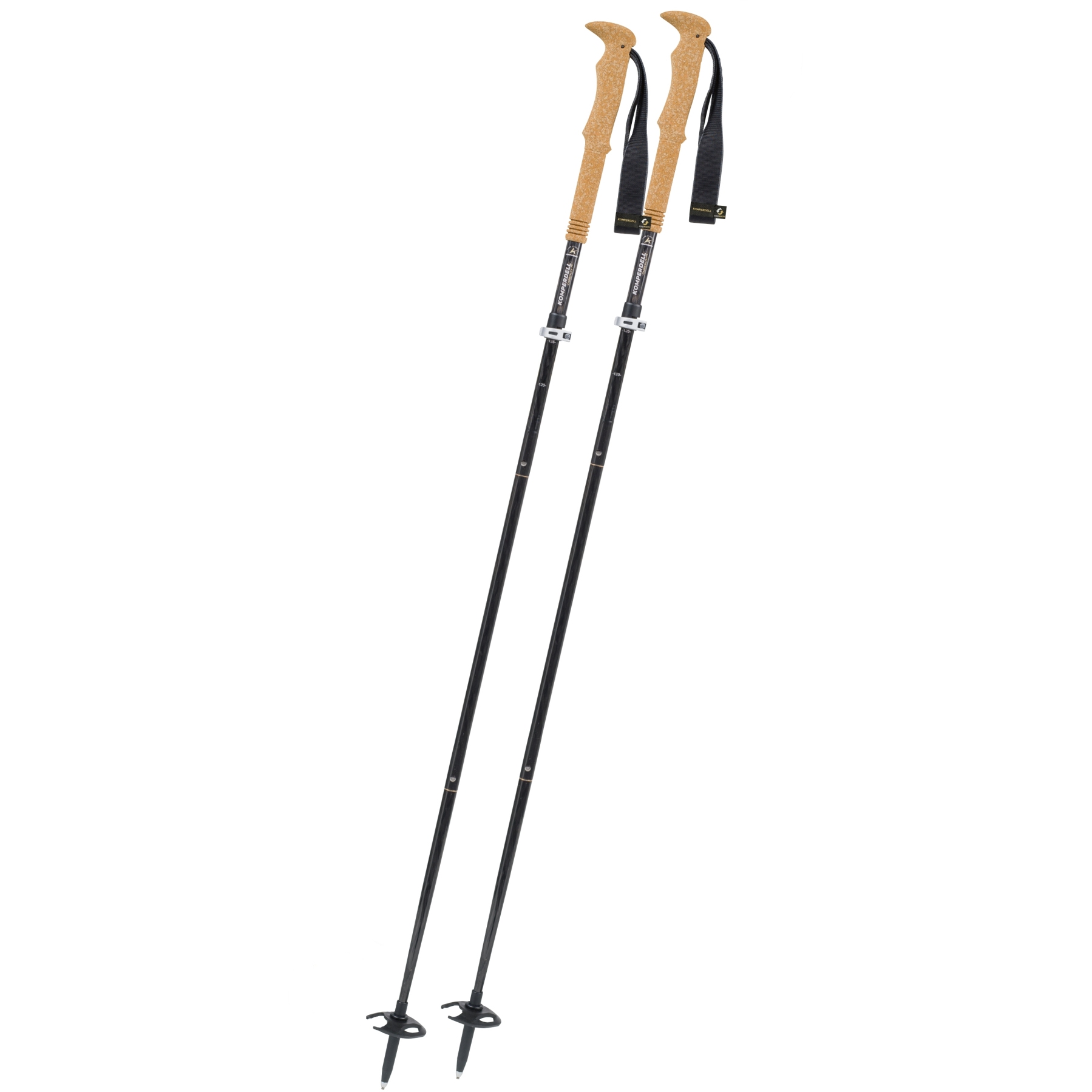 Bild von Komperdell FX Lite Carbon Vario Summit Trekkingstöcke (Paar) - titan