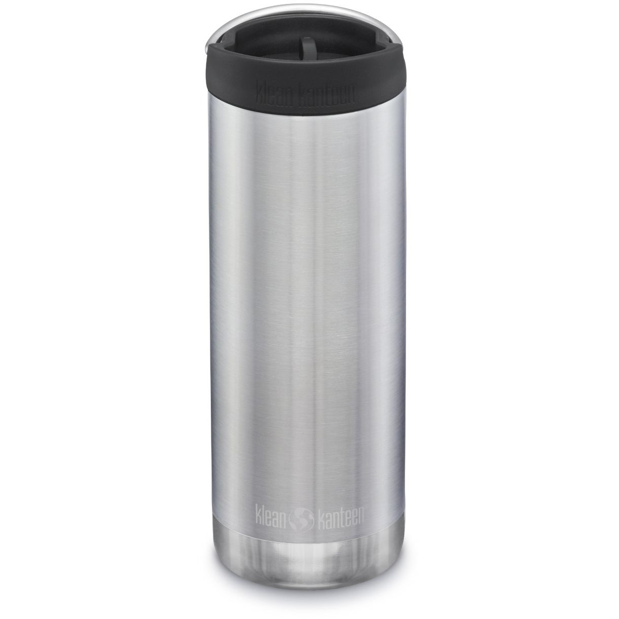 Image of Klean Kanteen TKWide Insulated Bottle with Café Cap 473 ml - brushed stainless