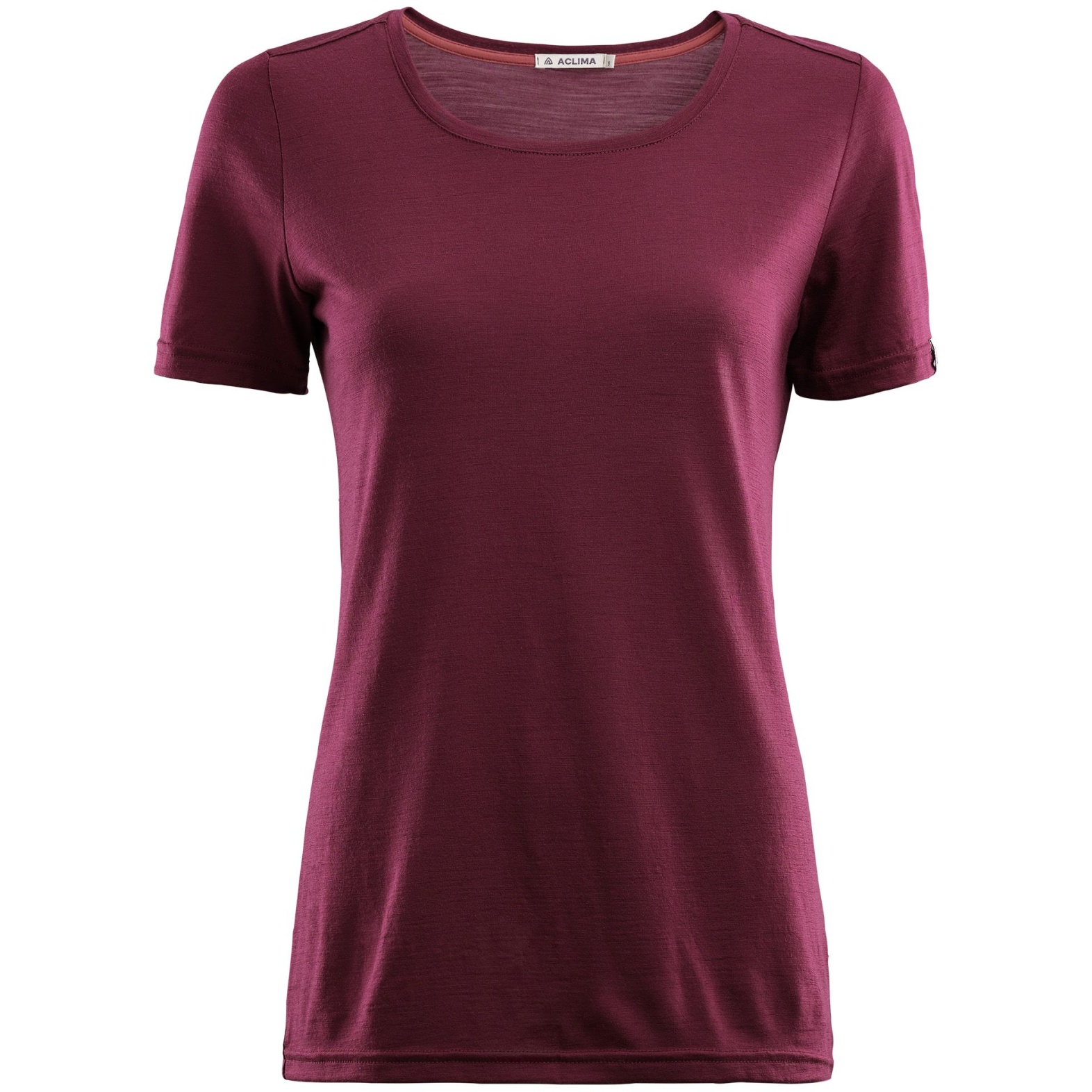 Productfoto van Aclima Lightwool T-Shirt Dames - zinfandel