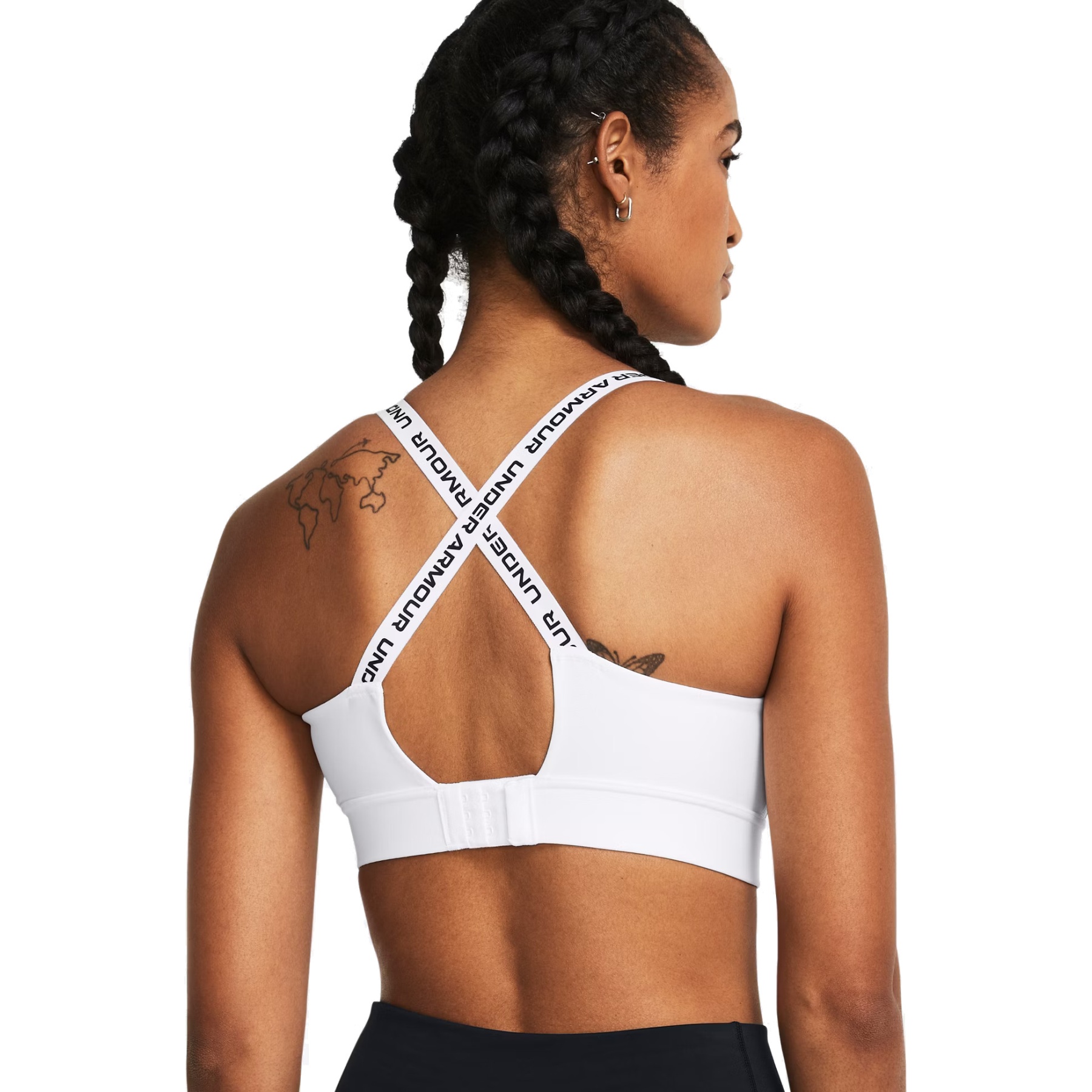 Under Armour UA Infinity Mid Sports Bra Women White/Black