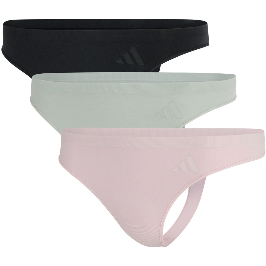 Produktbild von adidas Sports Underwear Sport Active Ultimate Stretch Low Rise Tanga Damen - 3er-Pack - 901 assorted