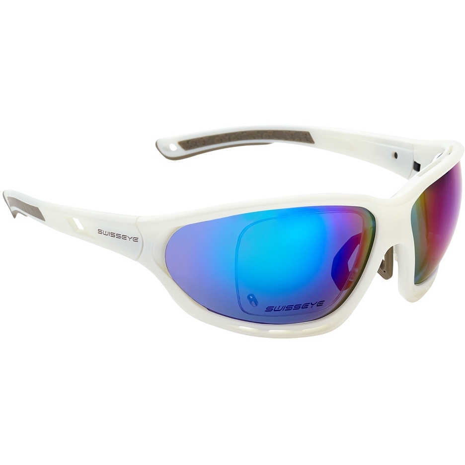 Bild von Swiss Eye Tilton RX Brille - White Matt / Dark Grey - Smoke Blue Revo 14624RX