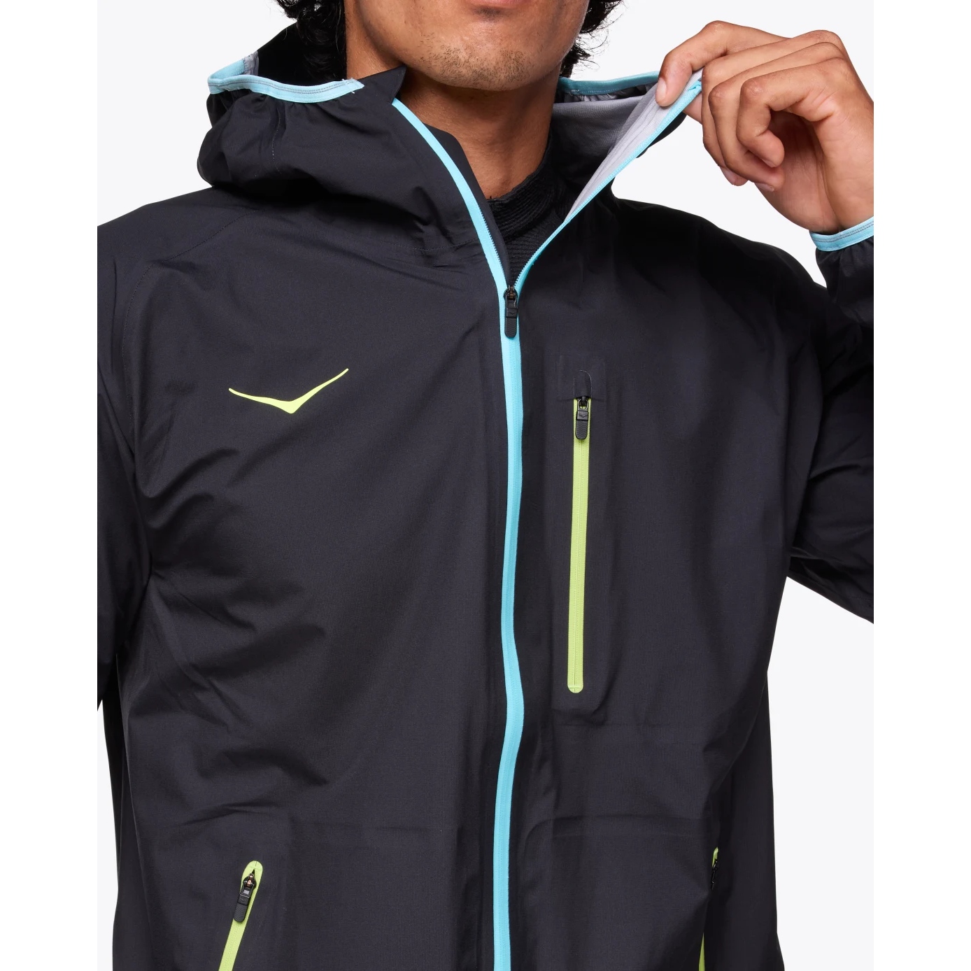 Hoka Tecksy Waterproof Jacket ブラック HOKA Tecsky Waterproof Jacket for Men | HOKA® NL