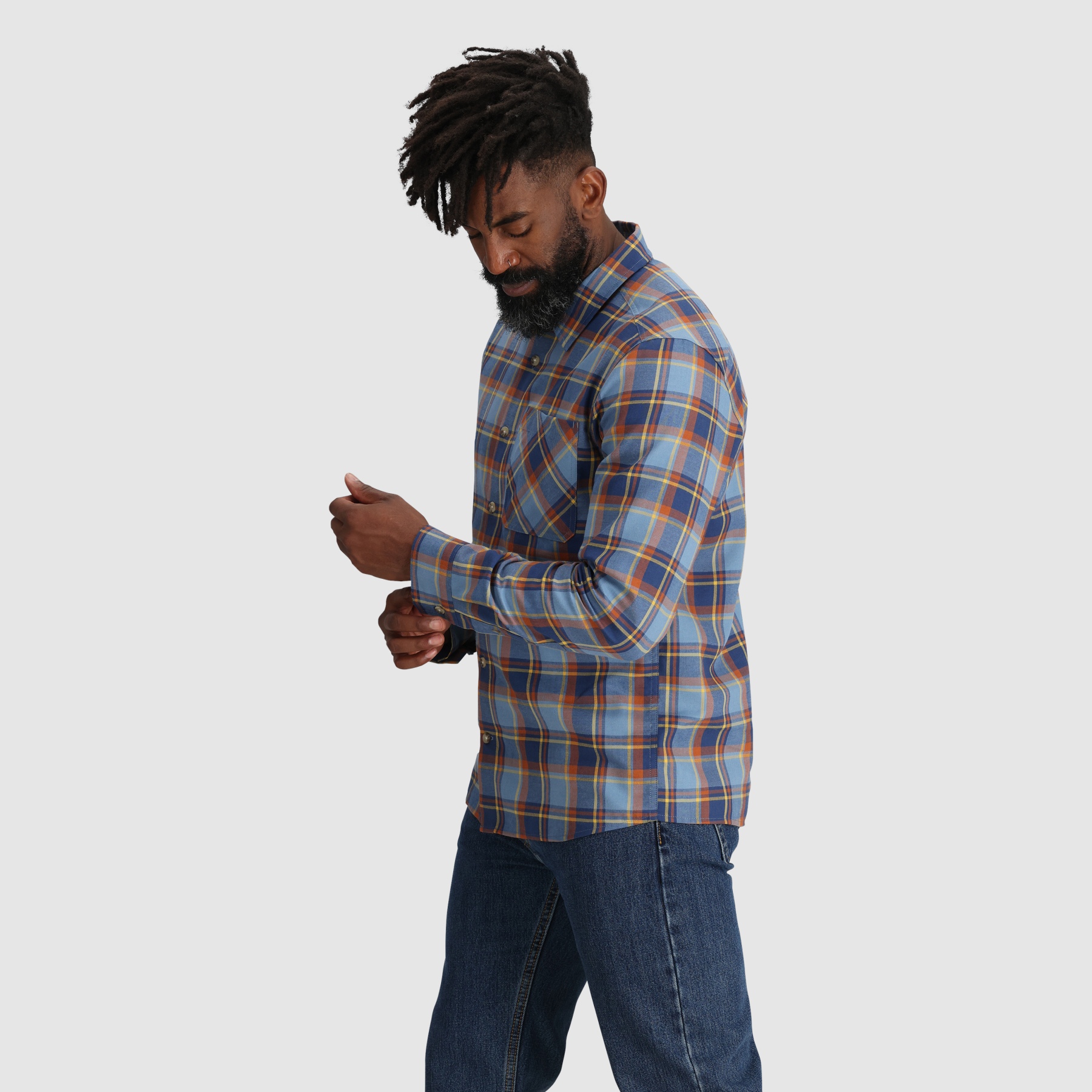 Outdoor Research Ravenna Flannel Shirt Men - olympic plaid | BIKE24