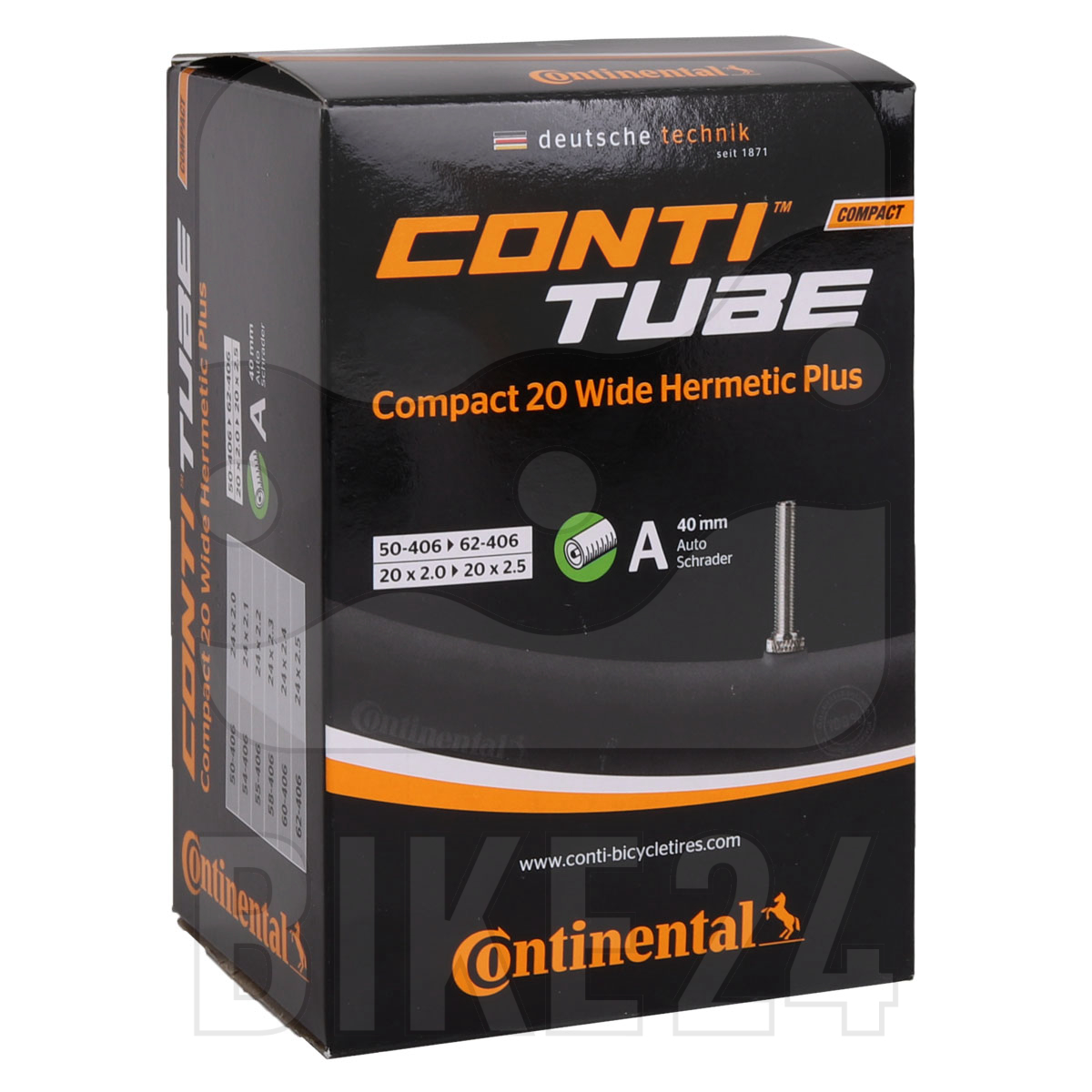 Picture of Continental Compact Hermetic Plus Inner Tube - 20&quot;
