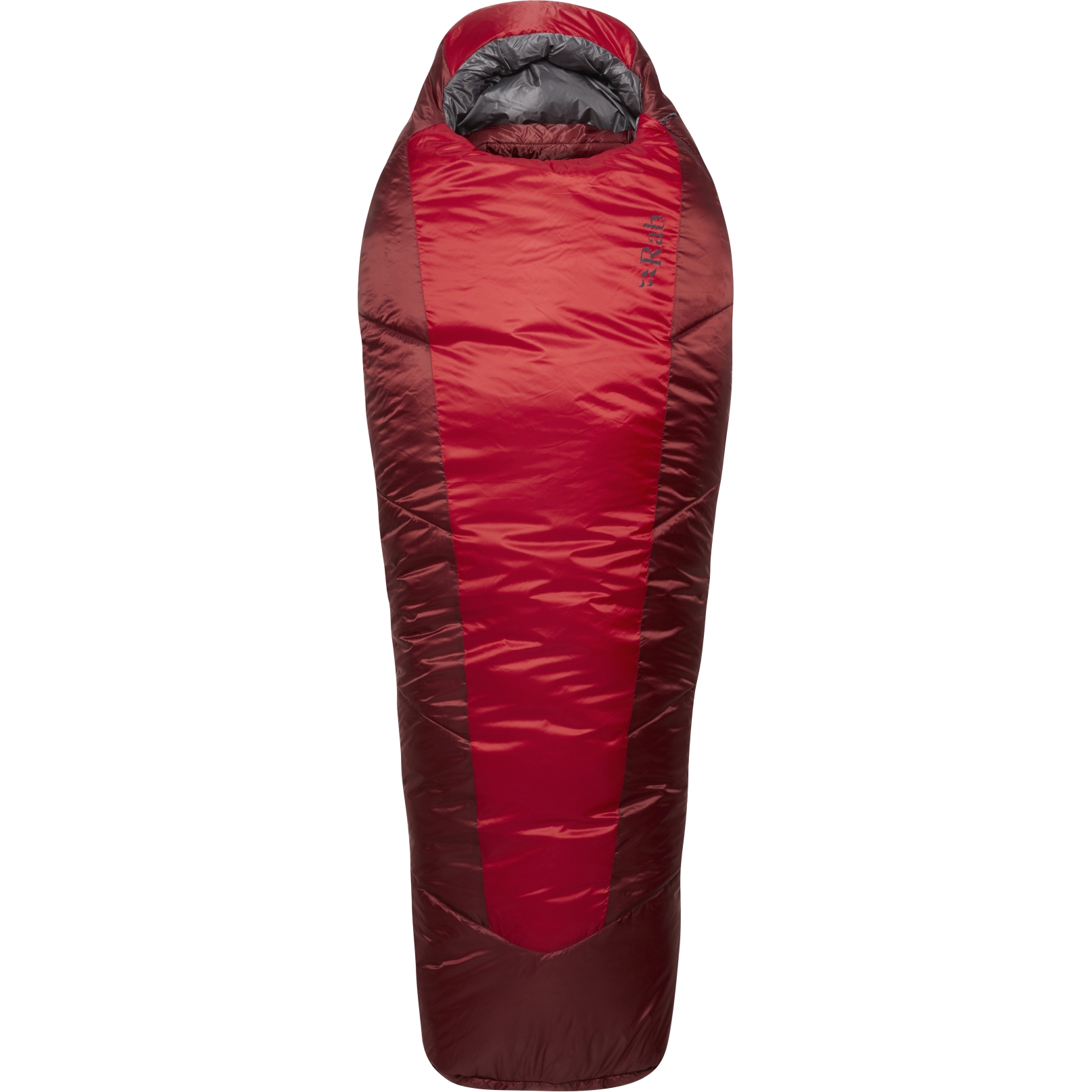 Picture of Rab Solar Eco 3 Sleeping Bag Women - Zipper left - ascent red