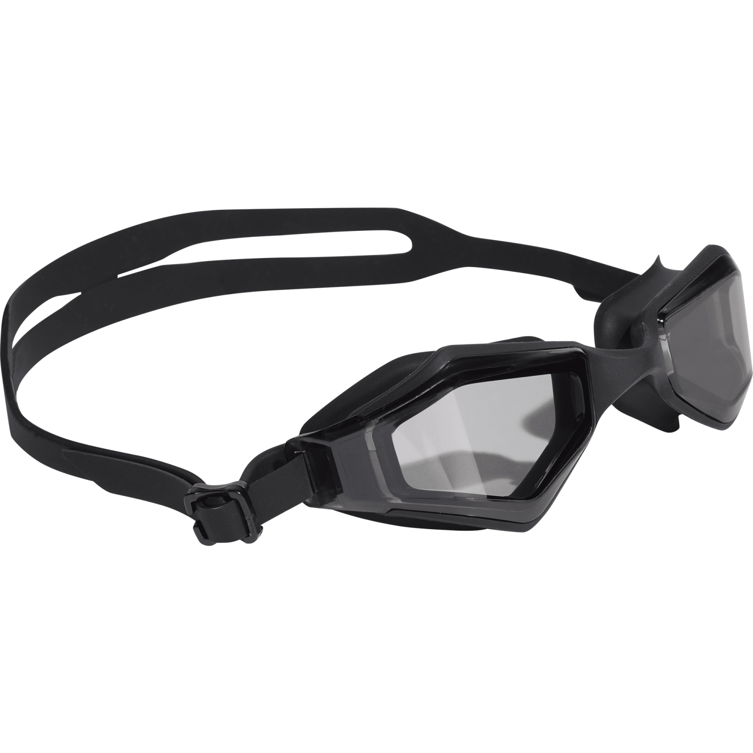 Picture of adidas Ripstream Soft Swim Goggles - black/carbon IK9657 - smoke lenses