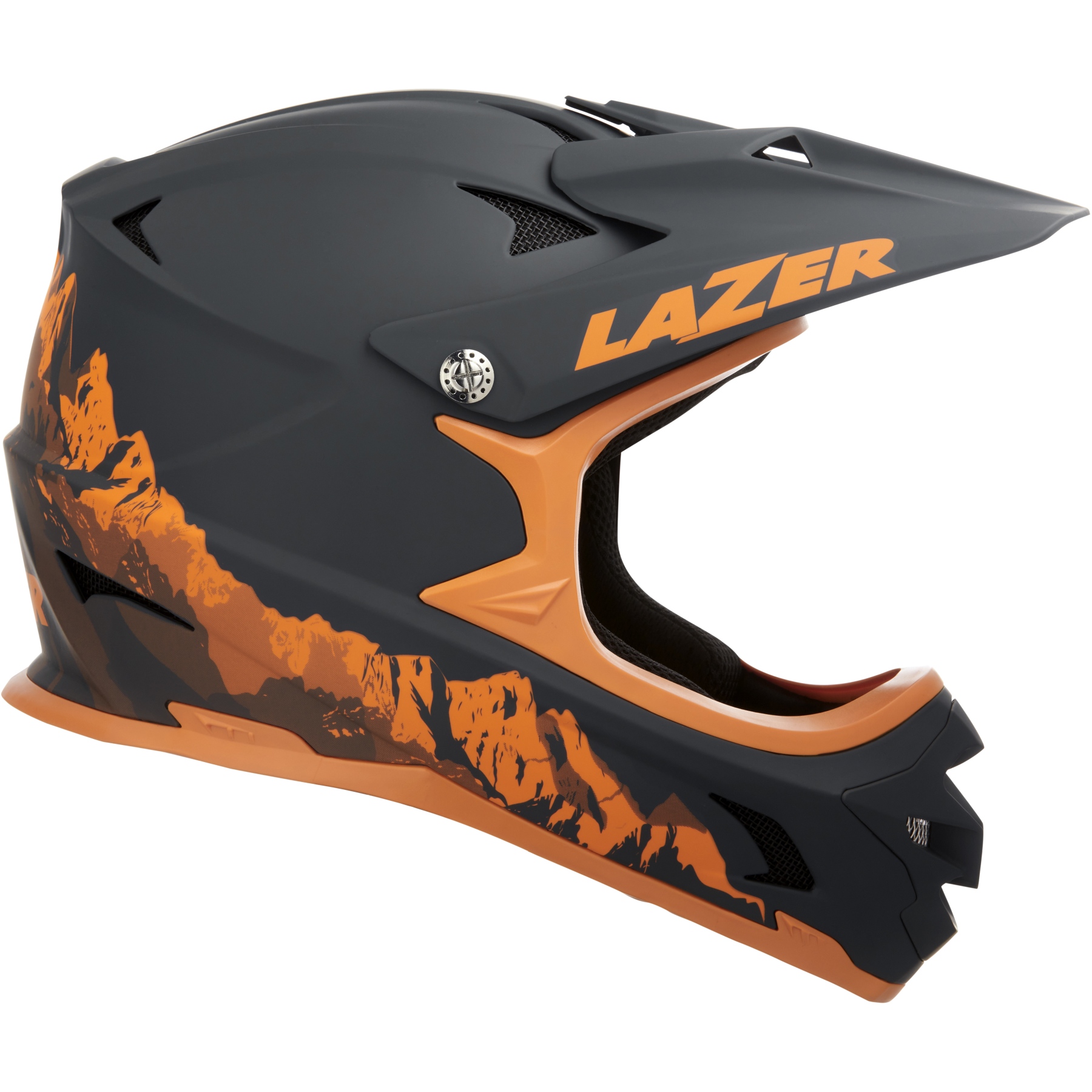 Produktbild von Lazer Phoenix+ Full Face Helm - matte cobalt orange