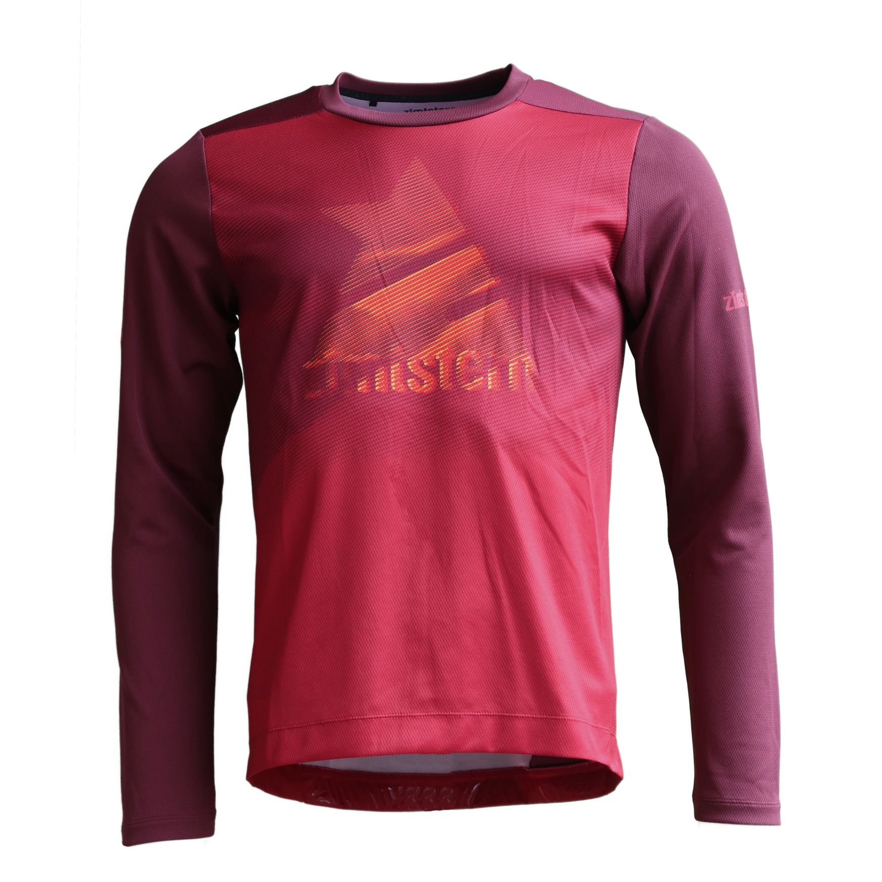 Picture of Zimtstern Iconz Long Sleeve MTB-Shirt Men - jester red/windsor wine