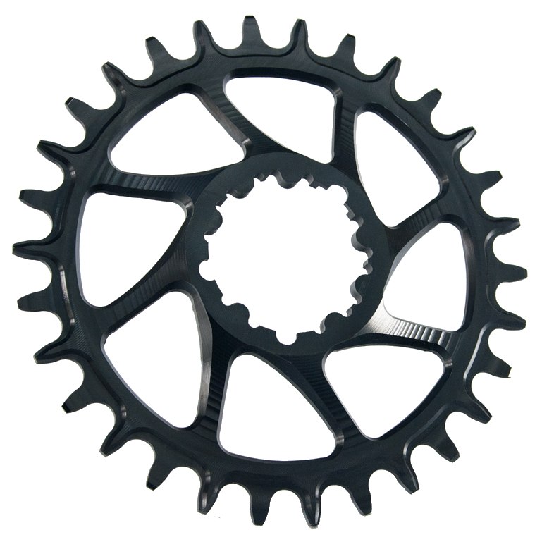 Picture of Garbaruk MTB Chainring - Direct Mount / Round / Narrow-Wide / Boost - for SRAM GXP - black