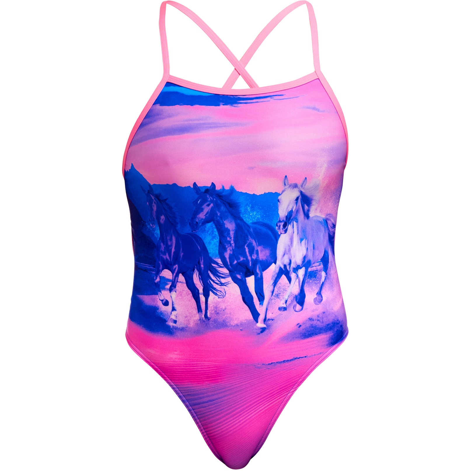 Женский цельный купальник Funkita Tie Me Tight Eco - Ride Time