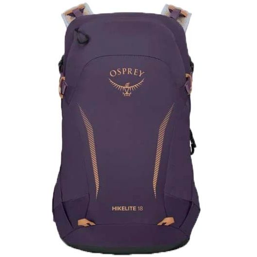 Produktbild von Osprey Hikelite 18 Rucksack - Purple Ink/Purple Dusk/Orange