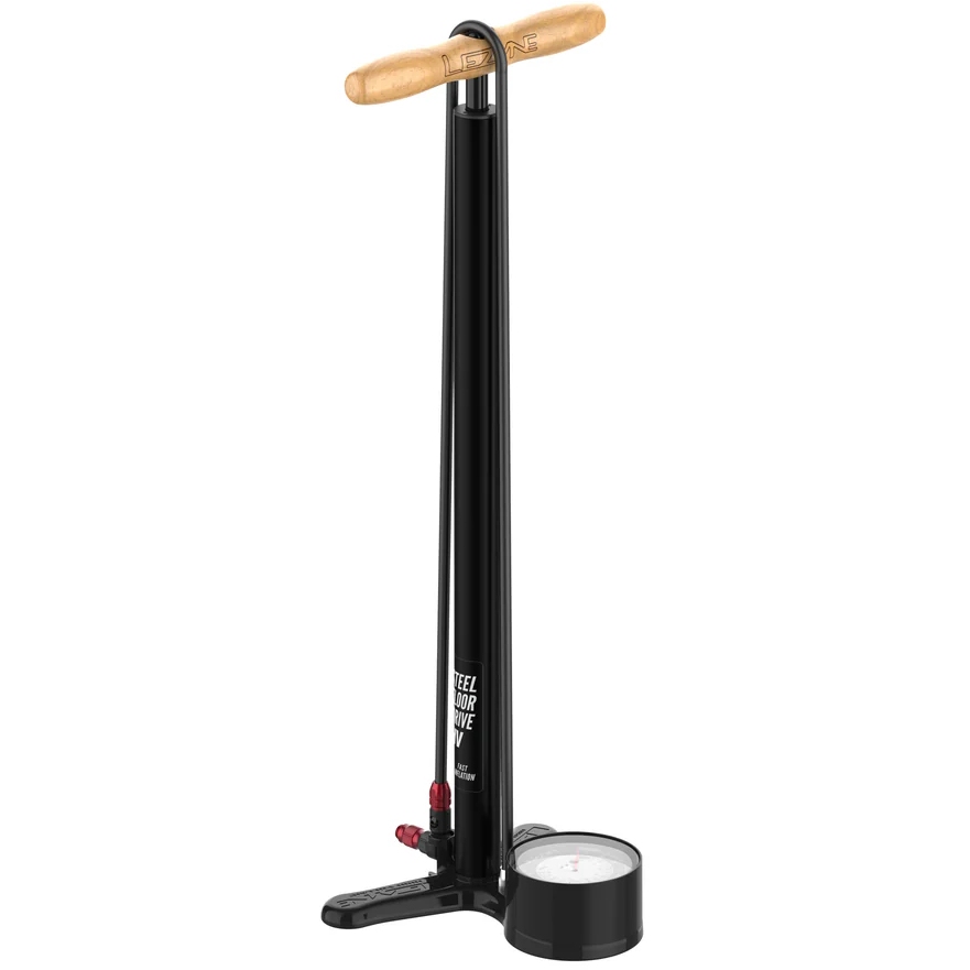 Productfoto van Lezyne Steel HV Floor Drive Vloerpomp - mat zwart