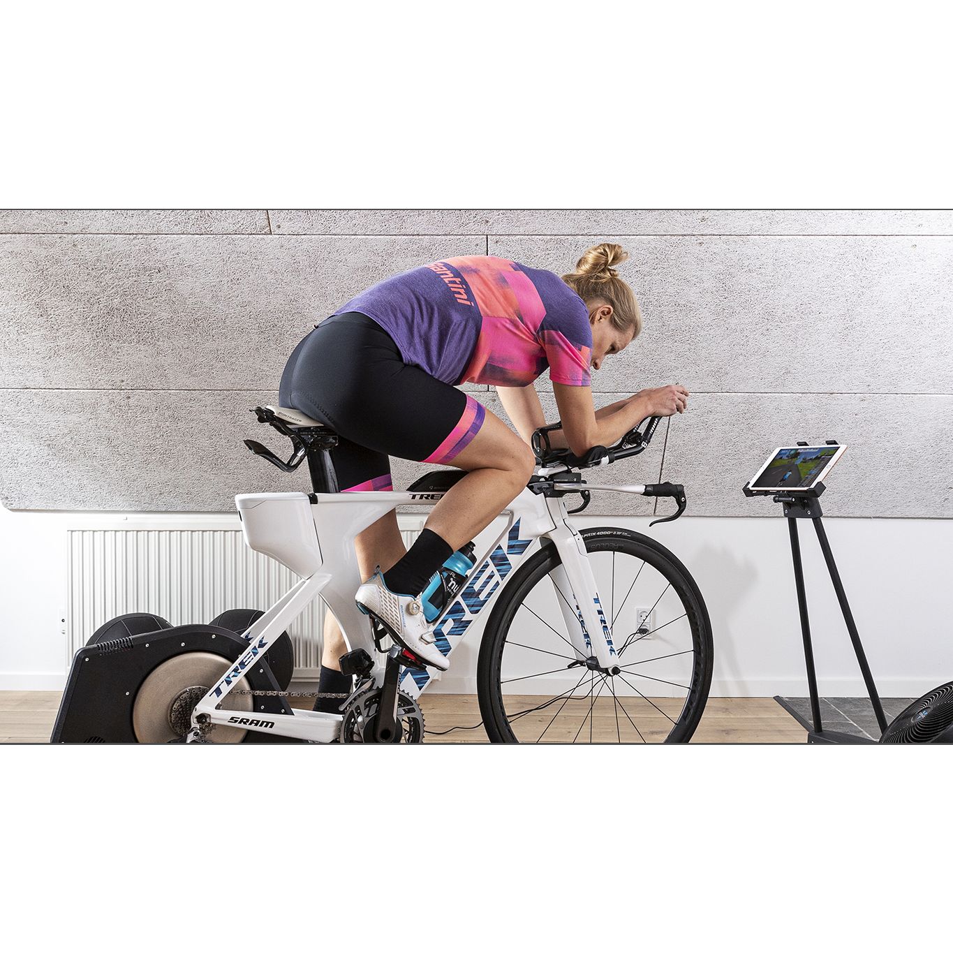 Santini Maglia a Maniche Corte Donna Forza Indoor Tech 2W498GLLFORZA  arancione atomico AO