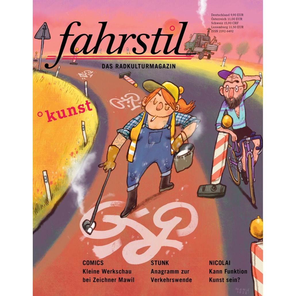 Immagine prodotto da fahrstil Das Radkulturmagazin #36 °kunst (Rivista in Lingua Tedesca)