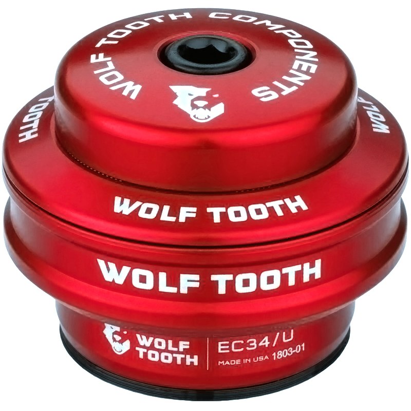 Produktbild von Wolf Tooth Precision EC Steuersatz Oberteil - EC34/28.6 - rot
