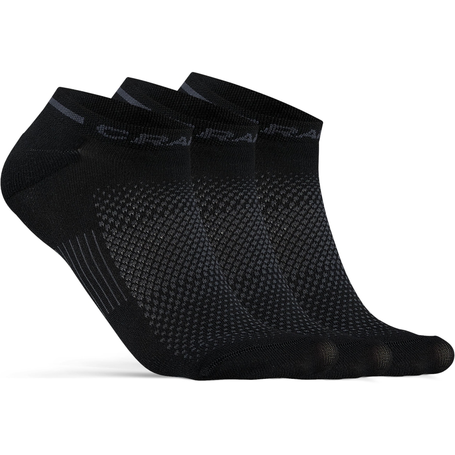 Produktbild von CRAFT Core Dry Shafless Socken 3er-Pack - Black