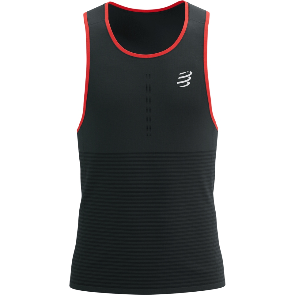 Produktbild von Compressport Racing Tanktop Herren - schwarz