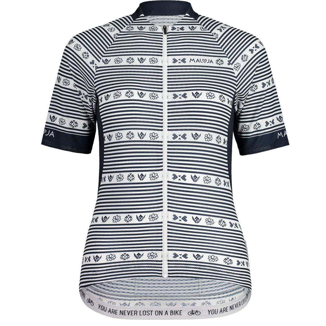 Image of Maloja AlbignaM. Short Sleeve Bike Jersey Women's - night sky 8325