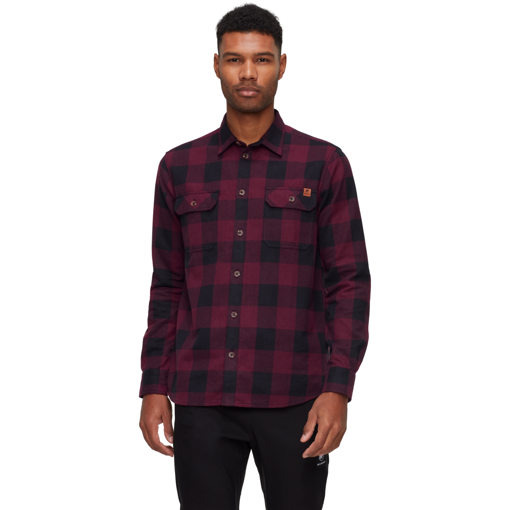 Mammut Tamaro Longsleeve Shirt Men - vin-black | BIKE24