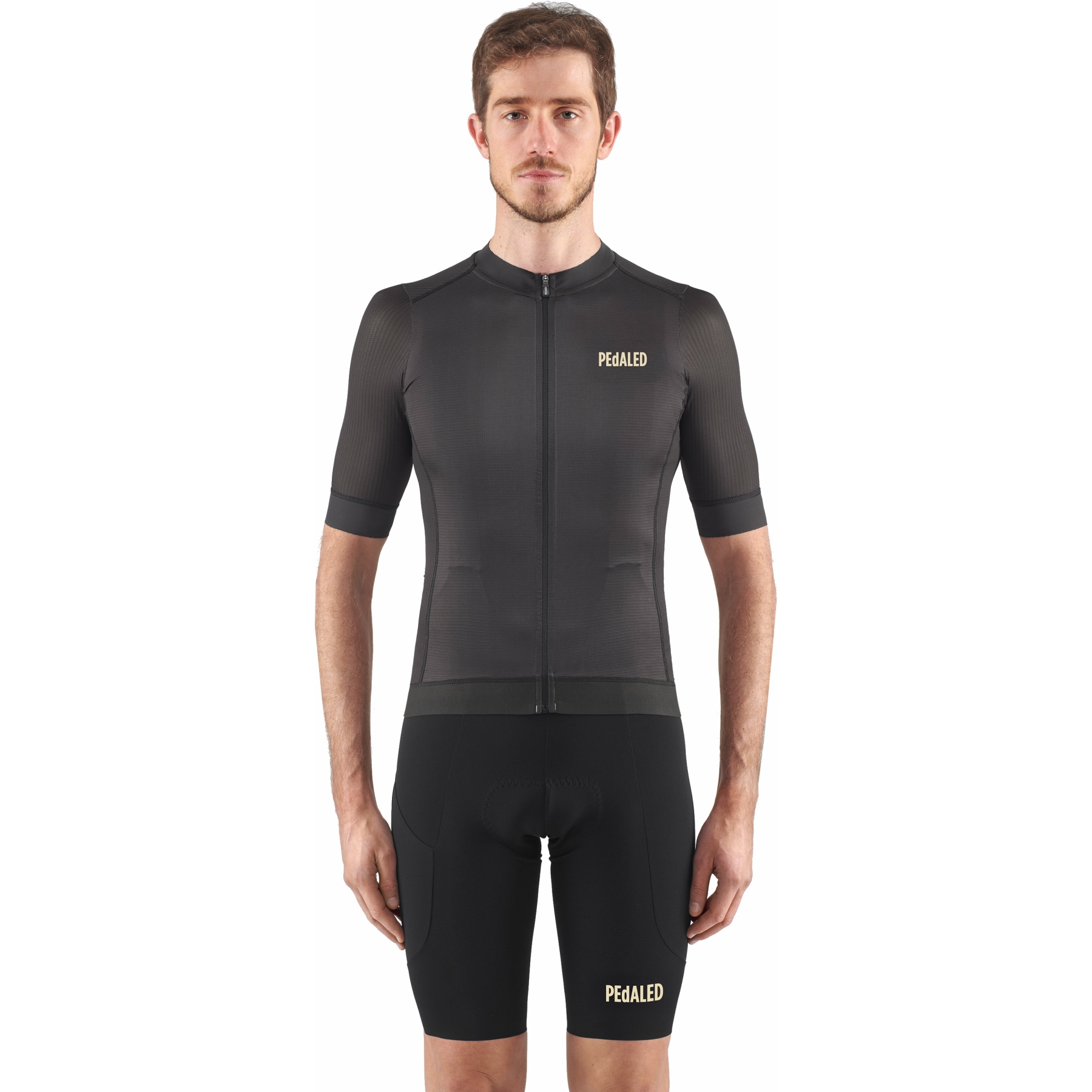Produktbild von PEdALED E. Mesh Kurzarmtrikot Herren - Charcoal Grey