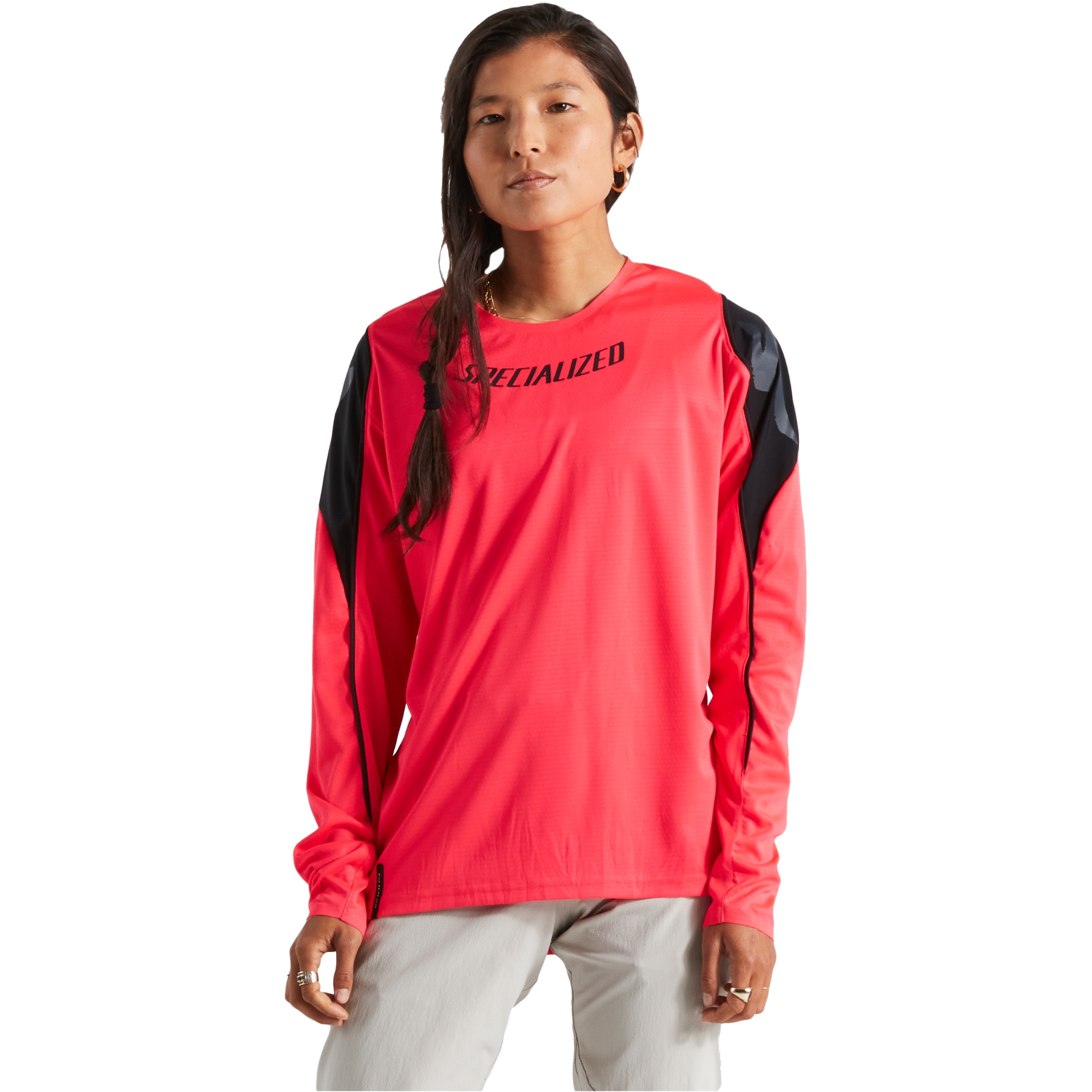 Picture of Specialized Gravity Longsleeve Jersey - imperial red