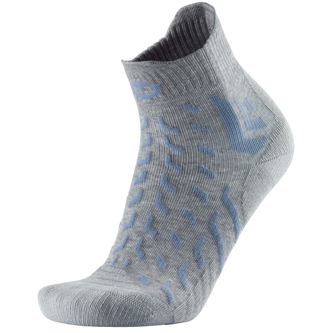 Produktbild von therm-ic Trekking Cool Light Ankle Socken - light grey/blue