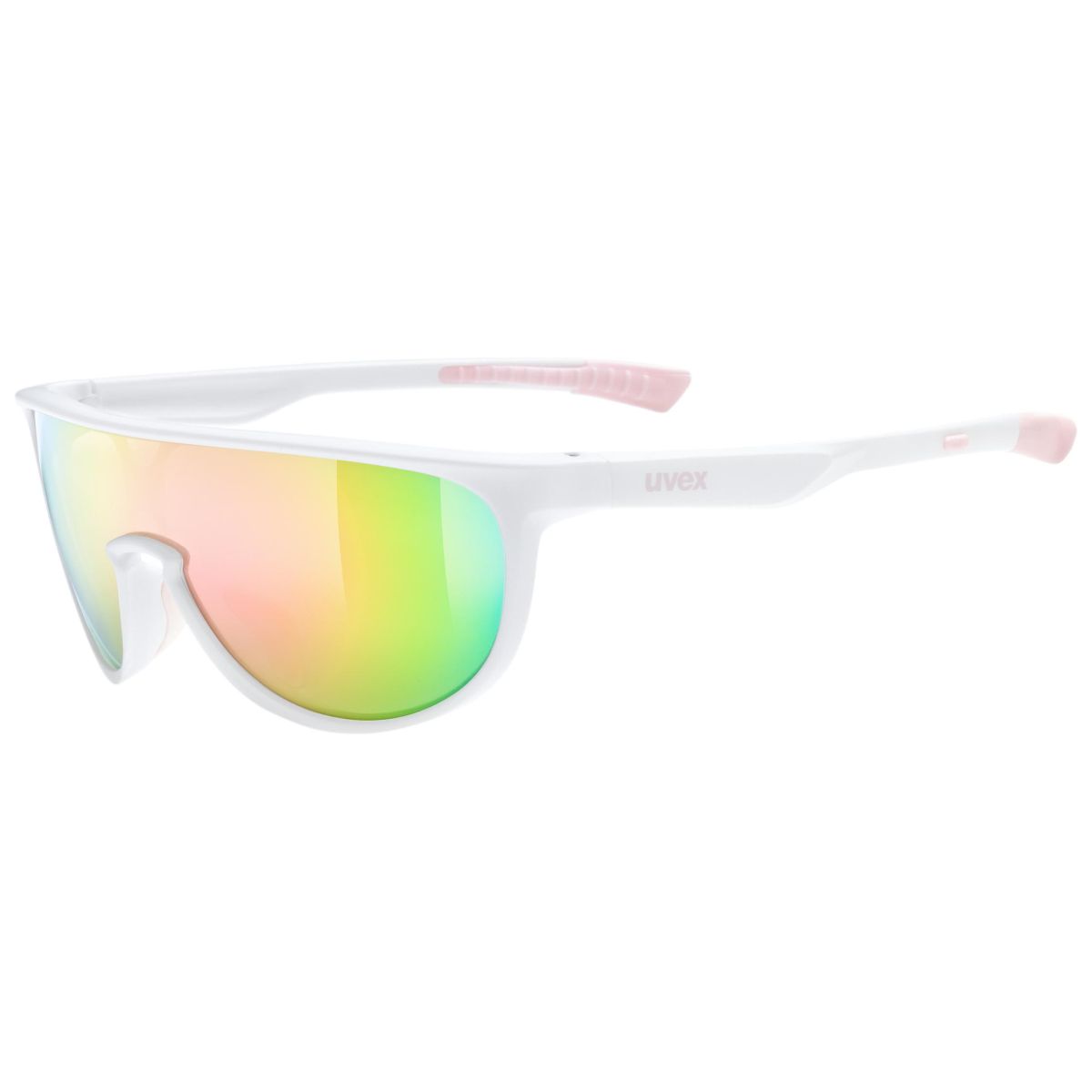Produktbild von Uvex sportstyle 515 Kinderbrille - white matt/mirror pink