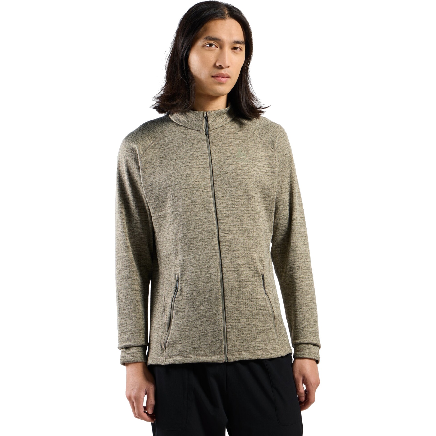 Immagine prodotto da Odlo Giacca Mid Layer Uomo - Tencia - vetiver melange