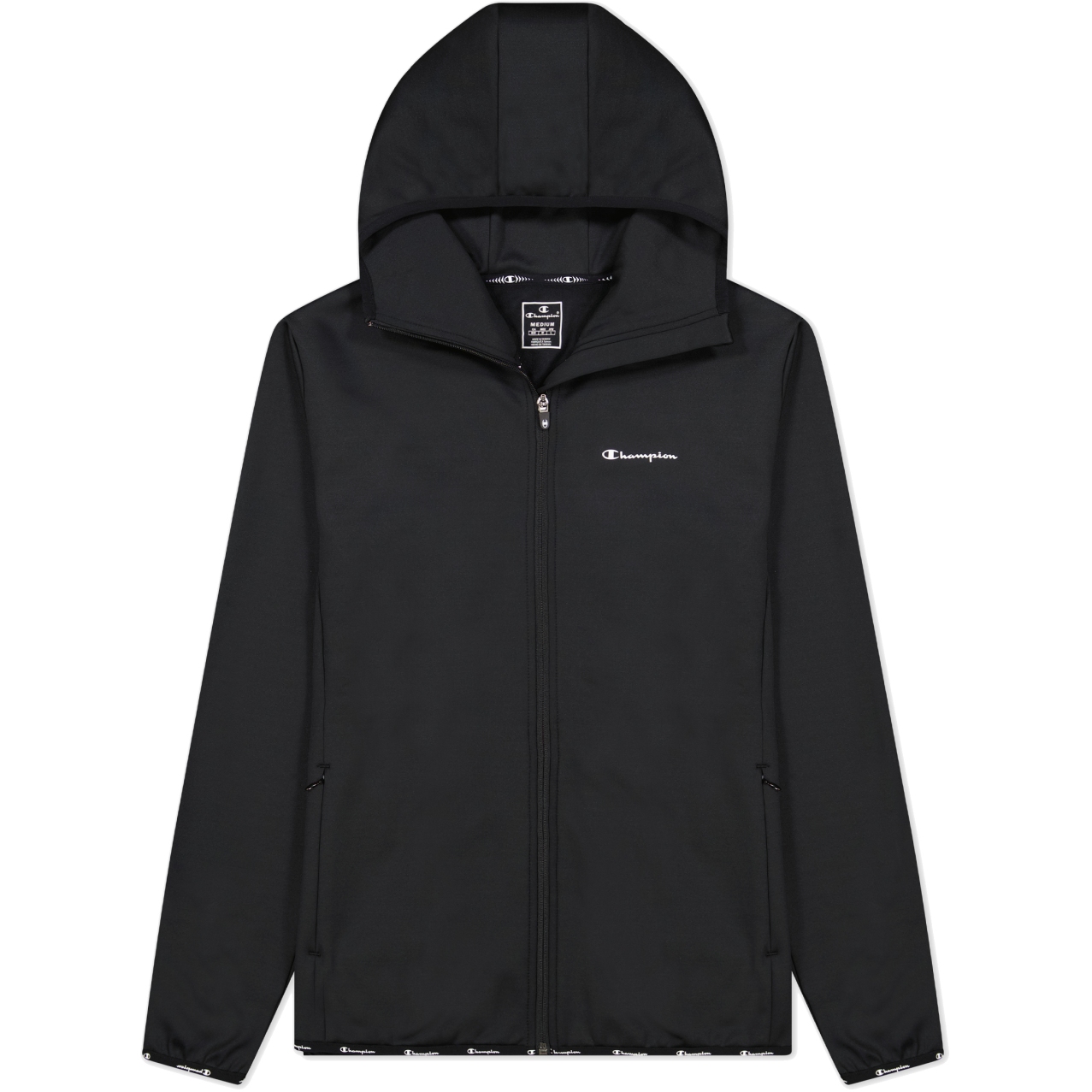Picture of Champion Legacy Hooded Full Zip Top Jacket 218026 - black beauty