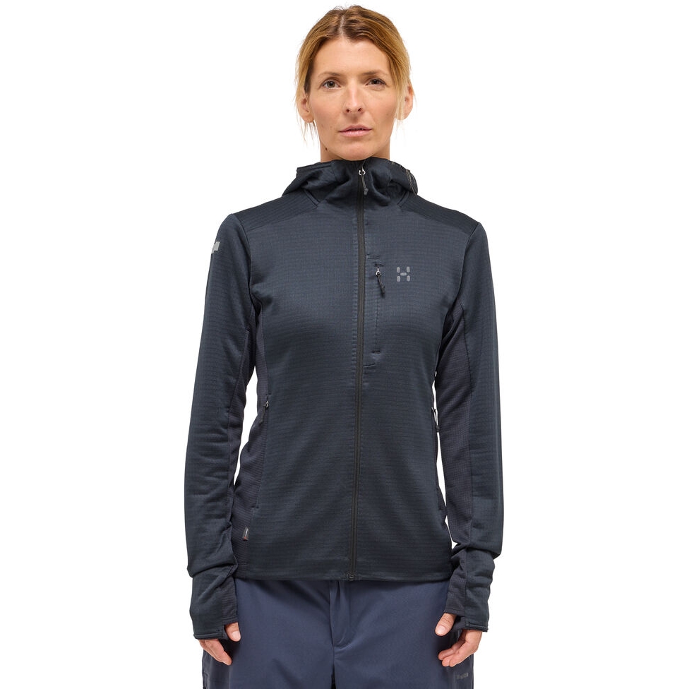 Produktbild von Haglöfs L.I.M Mid Fast II Kapuzenjacke Damen - true black 2C5