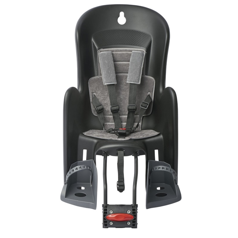 Support Acier Pour Siège Enfant Vélo Avant – Polisport Bilby JR./Bubbly, Noir, Fixation Cadre Arrière
