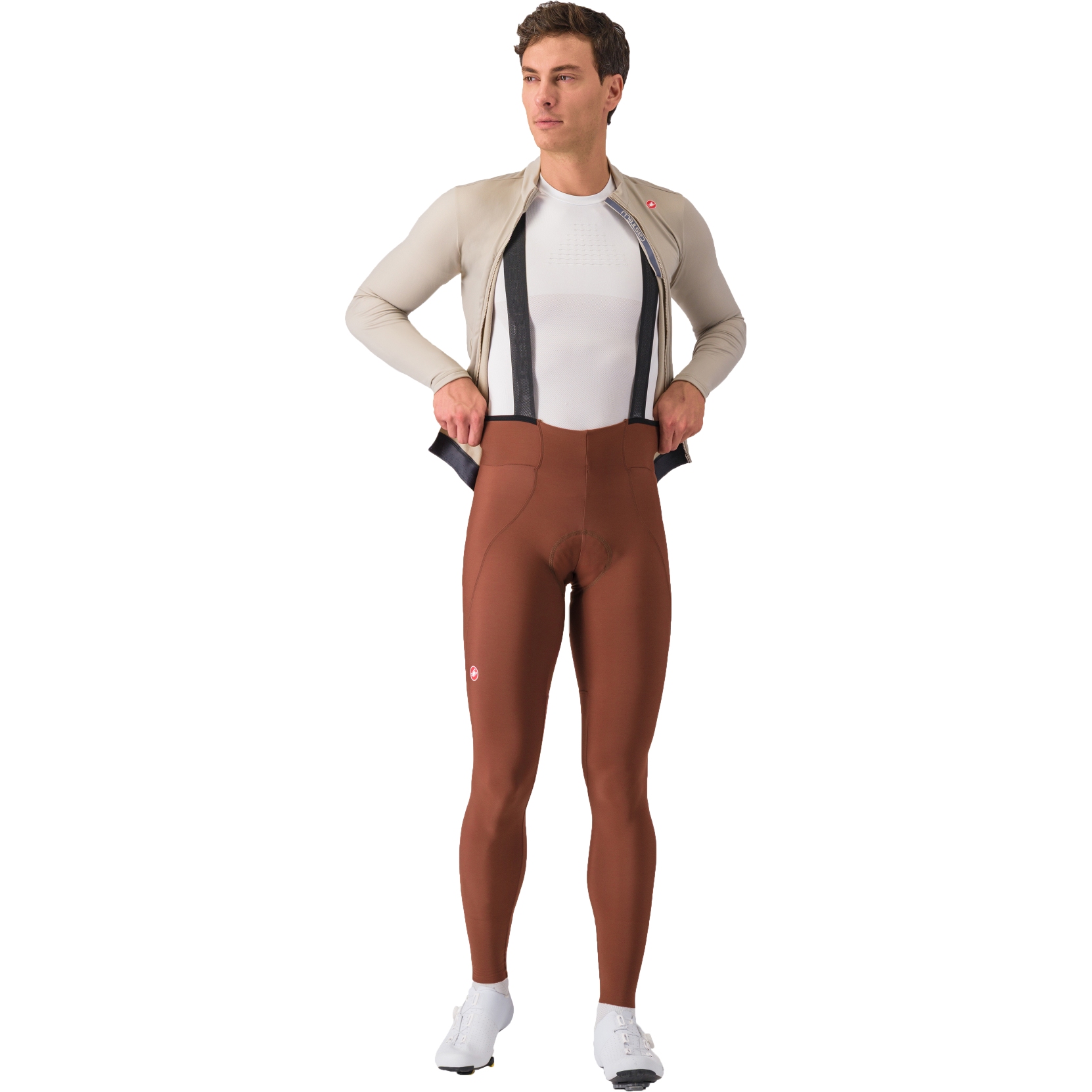 Castelli エスプレッソビブタイツ ディープモカ Castelli Espresso Bibtights Men - deep mocha 227 | BIKE24