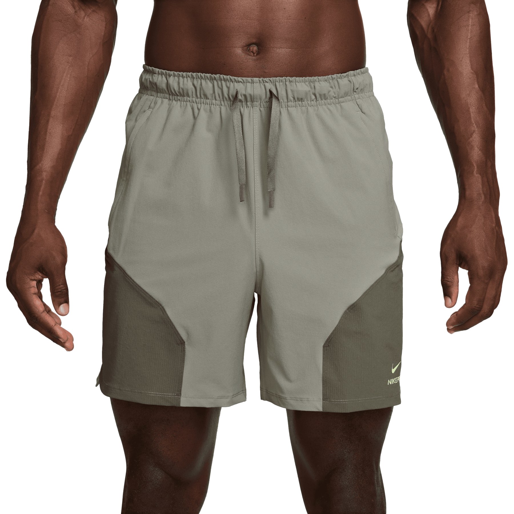 nike pro shorts olive