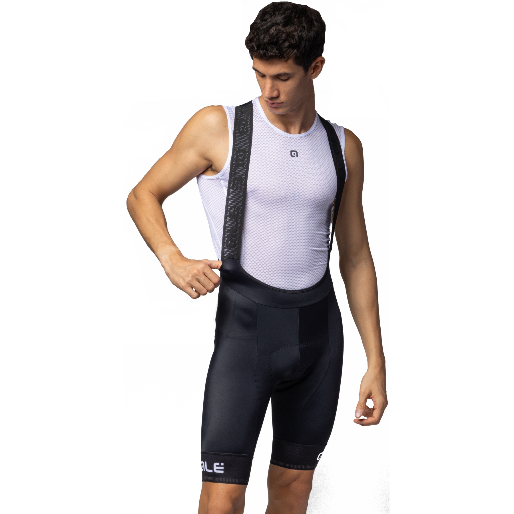 Picture of Alé PRAGMA Corsa 2.0 Bib Shorts Men - white