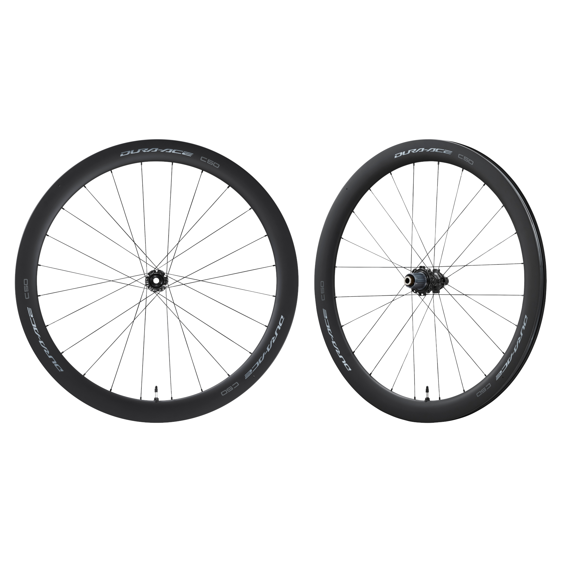 Picture of Shimano Dura Ace WH-R9270-C50-TL Wheelset - Tubeless - Centerlock - 12x100 / 12x142 mm - HG L2 | 12-speed