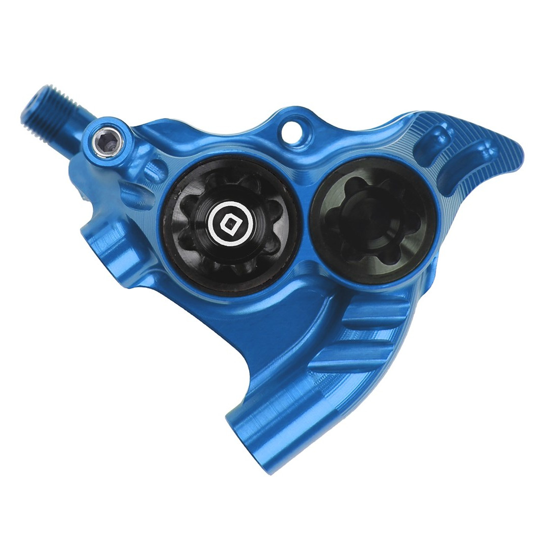 Produktbild von Hope RX4+ Bremssattel - Flat Mount +20mm - Hinten - DOT - blau
