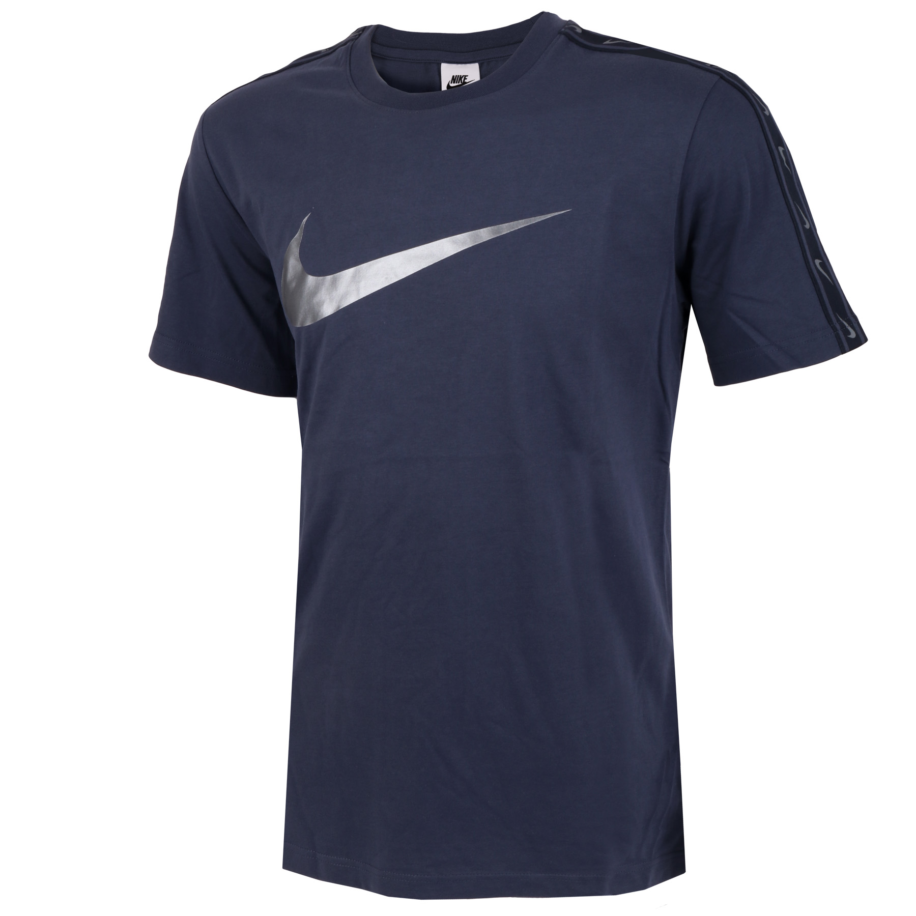 Nike Sportswear Repeat Men's Short Sleeve Tee - thunder blue/metallic ...