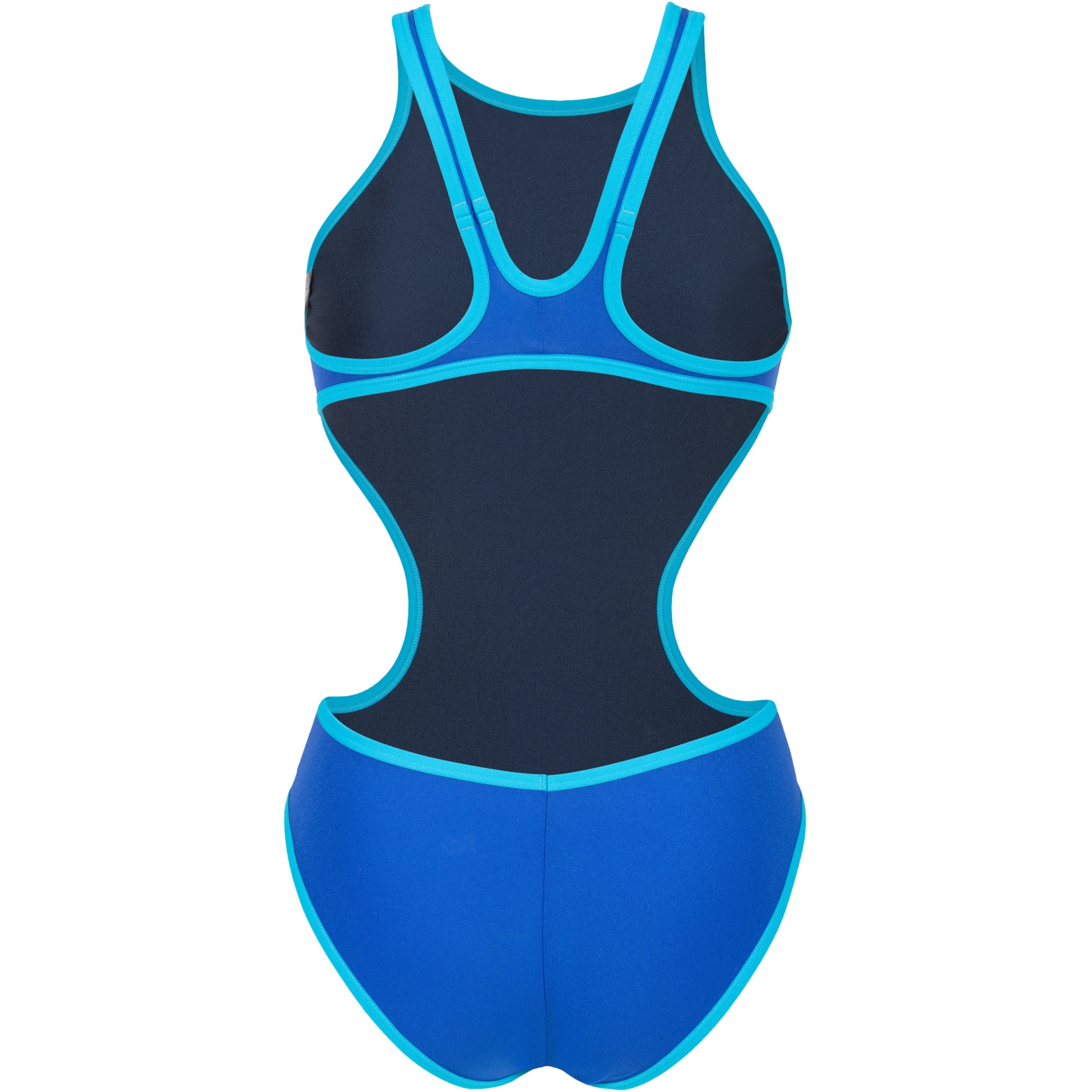 arena One Biglogo Swimsuit Women - Neon Blue/Turquoise | BIKE24