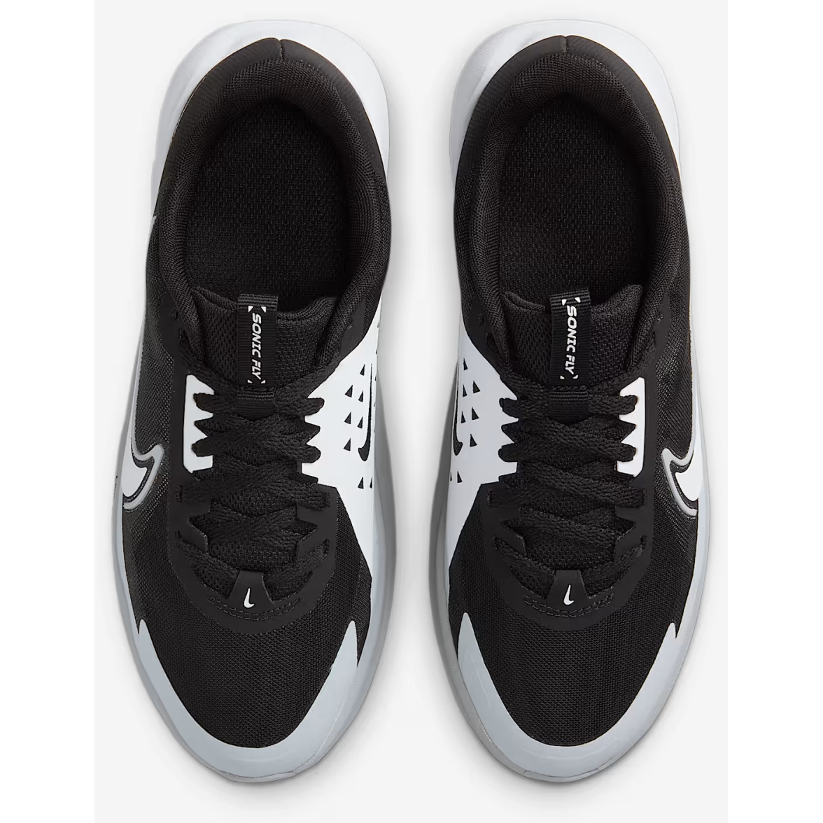 nike fly by 2 black and white