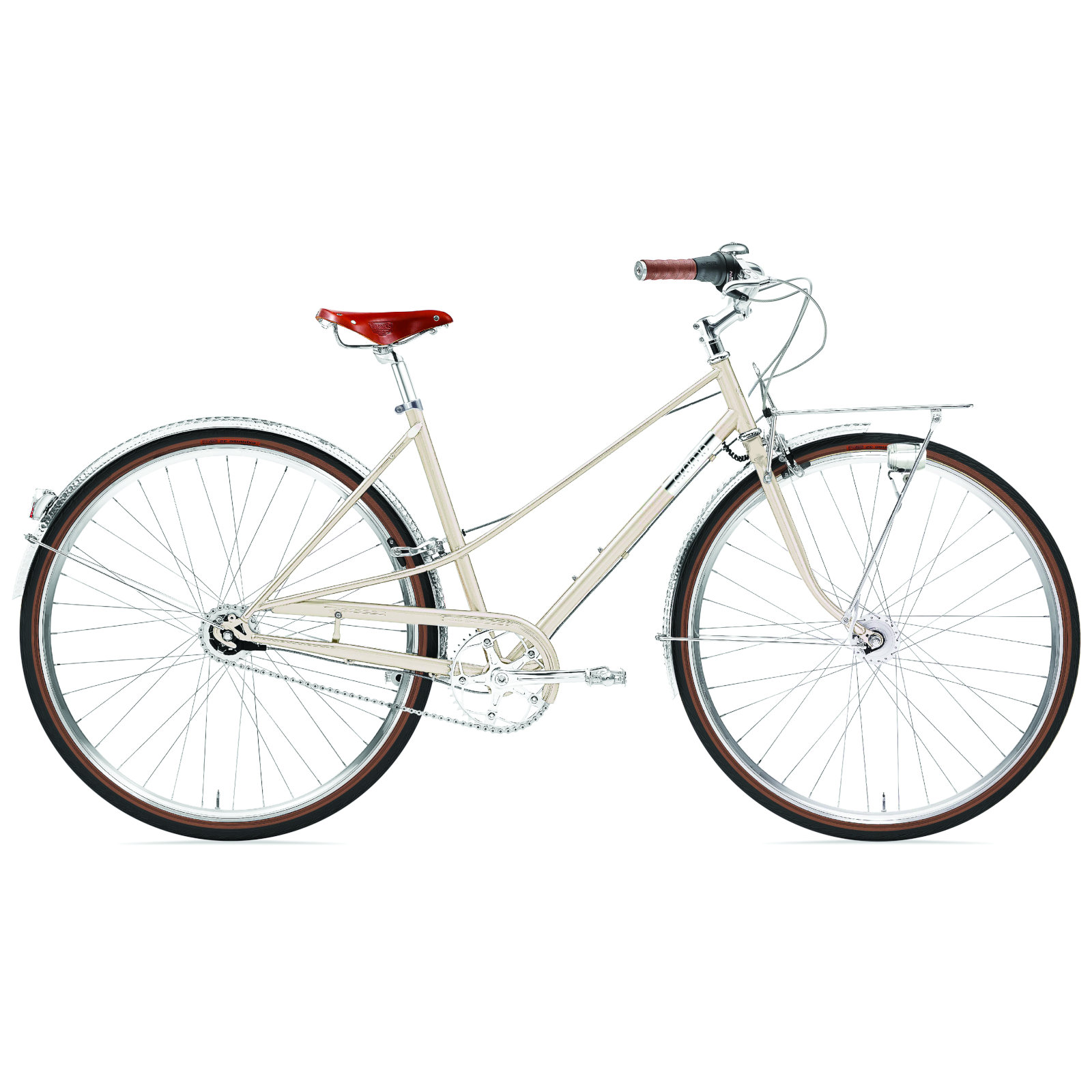 Foto de Creme Cycles CAFERACER Lady Doppio - Bicicleta Urbana Mujer - 2023 - silver champagne