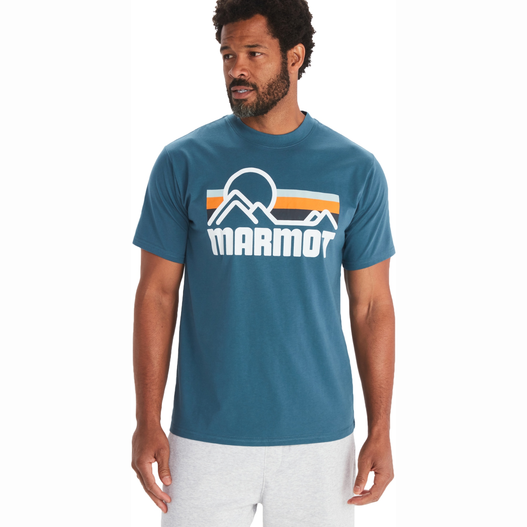 Marmot Coastal Short Sleeve Tee Men - dusty teal | BIKE24