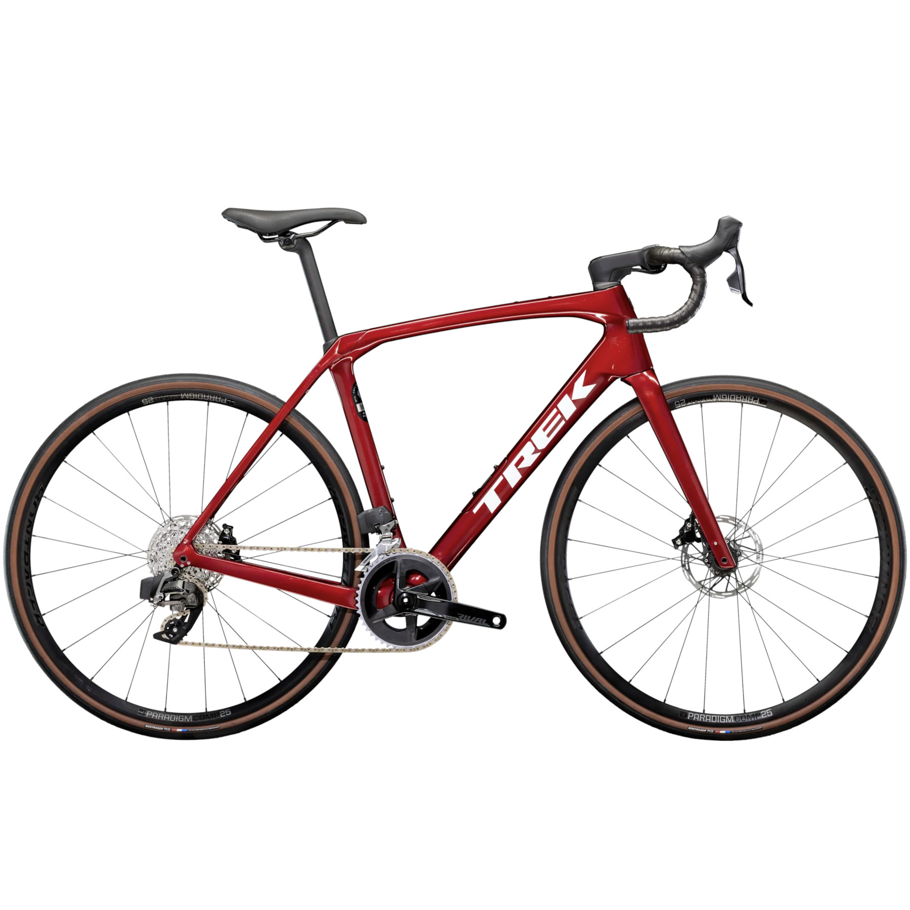 Produktbild von Trek DOMANE SL 6 AXS Gen 4 - Carbon Rennrad - 2024 - Crimson