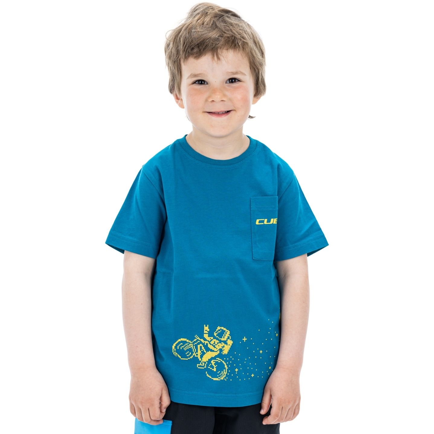 Produktbild von CUBE Organic Space Rider T-Shirt Kinder - blau